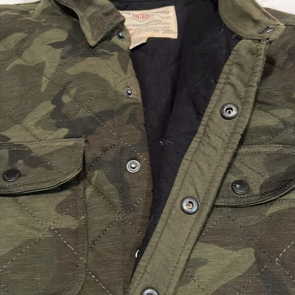 American Eagle Outfitters Camo Quilted Shirt Jacket Men's M - Picture 4 of 7
